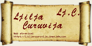 Ljilja Ćuruvija vizit kartica